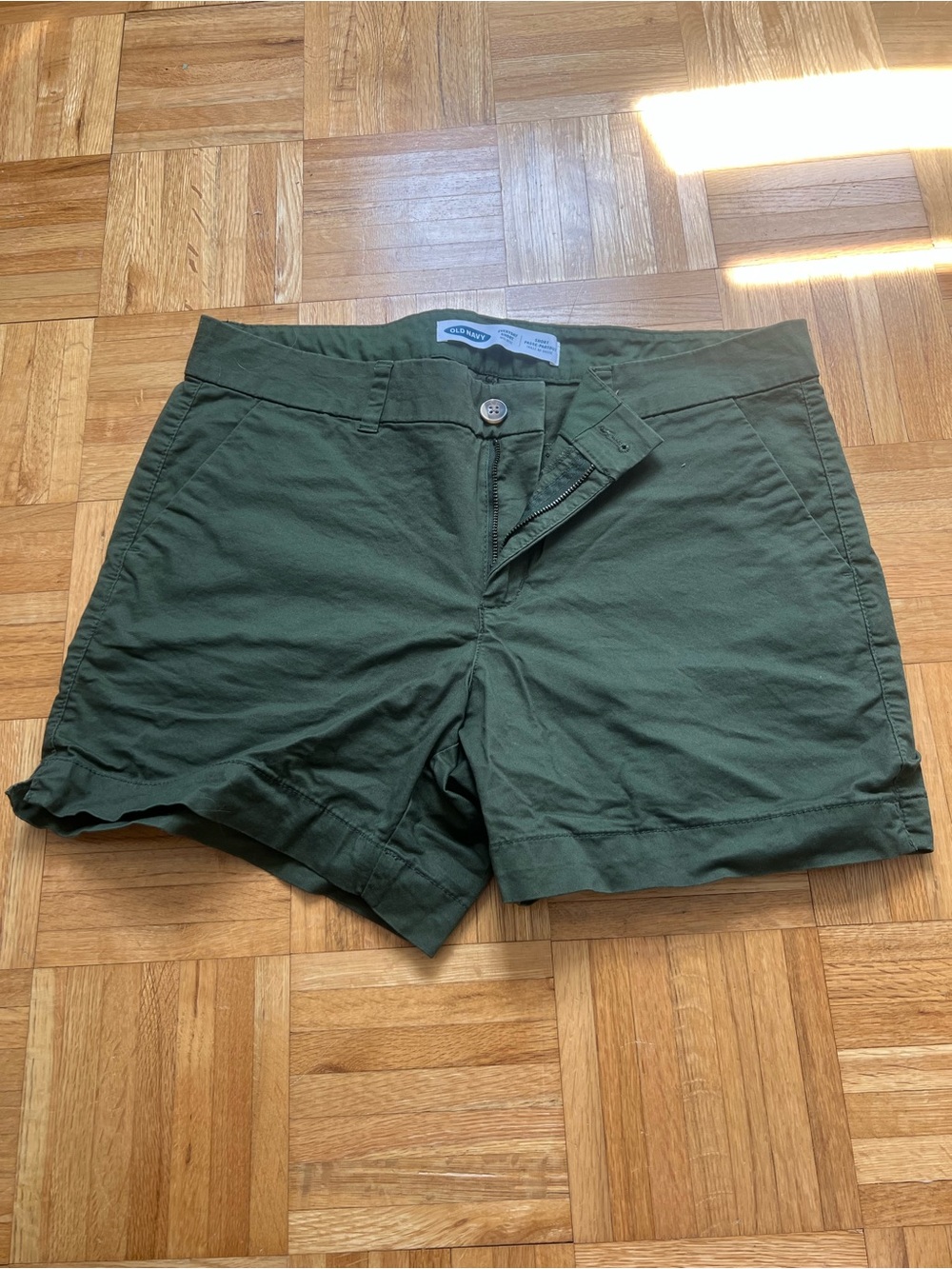 Old Navy Olive Utility Shorts